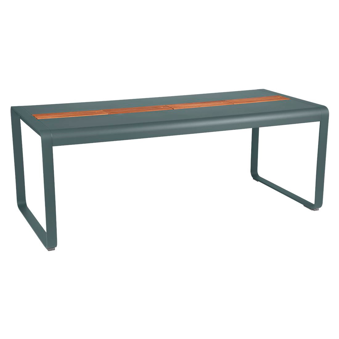 Fermob Bellevie Table 196 x 90cm - Avec Rangement Gris orage 26