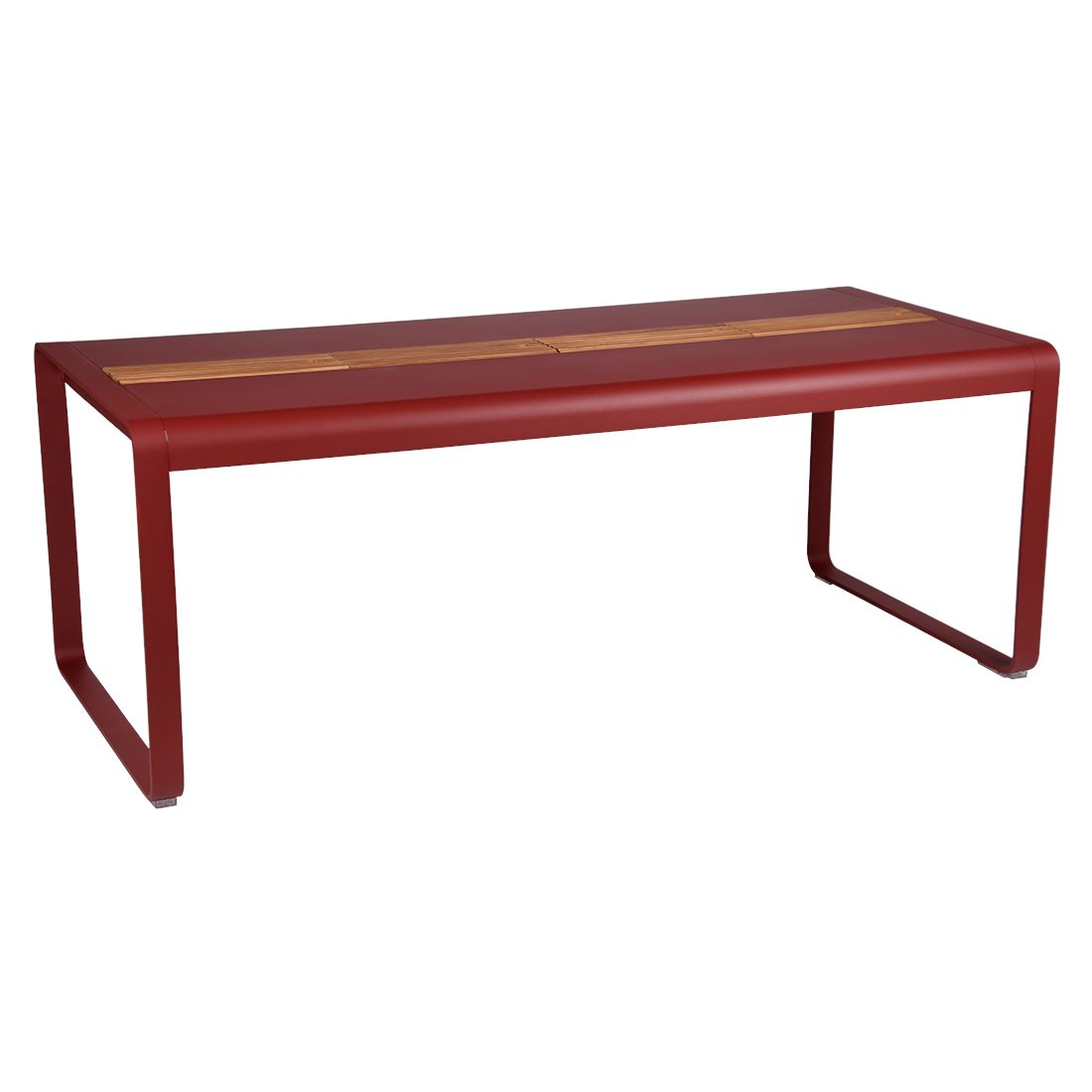 Fermob Bellevie Table 196 x 90cm - Avec Rangement Piment 43
