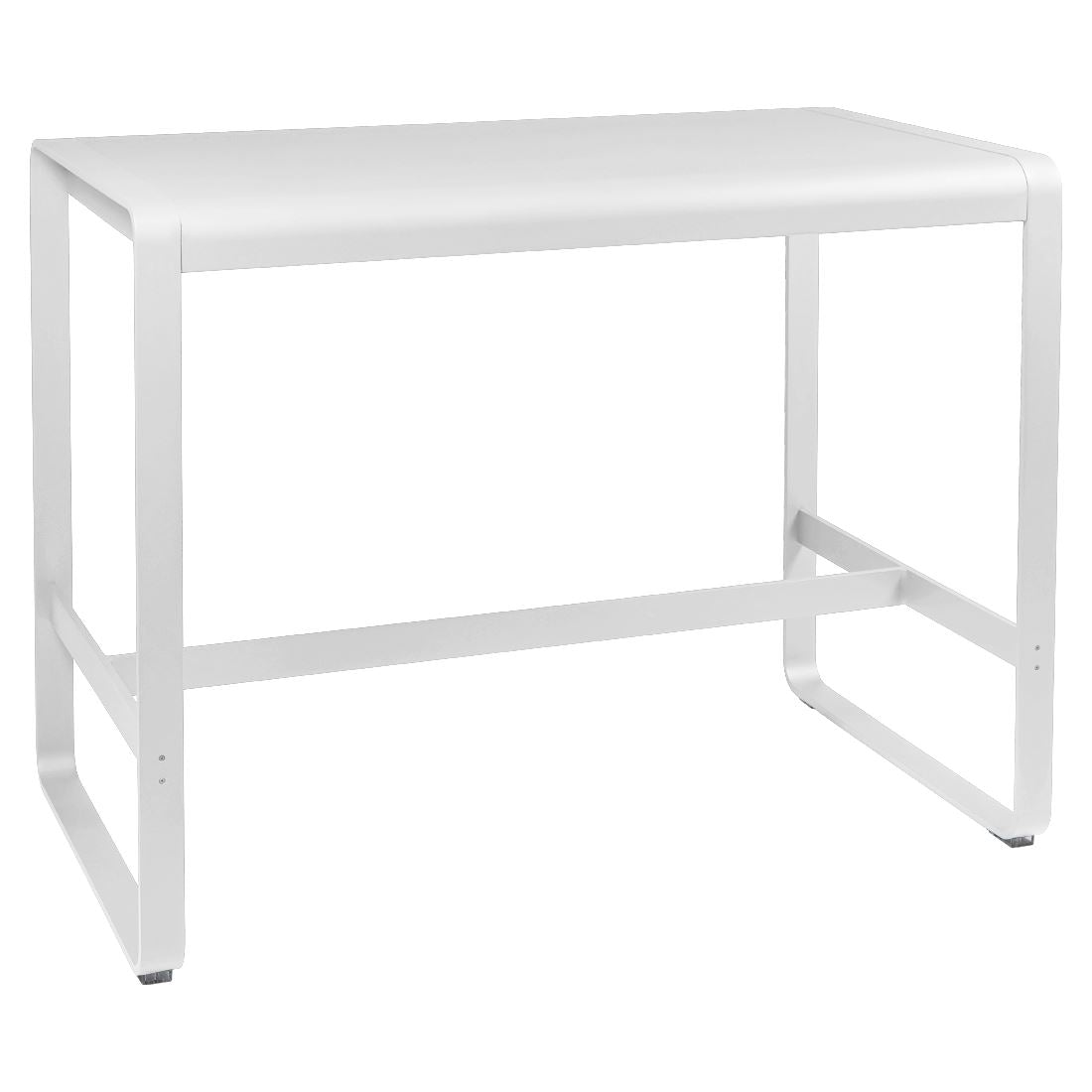 Fermob Bellevie Table haute 140 x 80cm Blanc coton 01