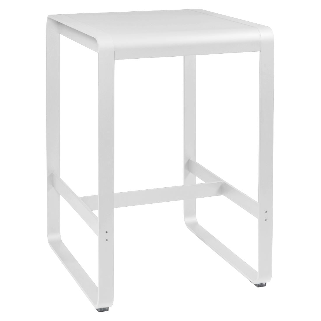Fermob Bellevie Table haute 74 x 80cm Blanc coton 01