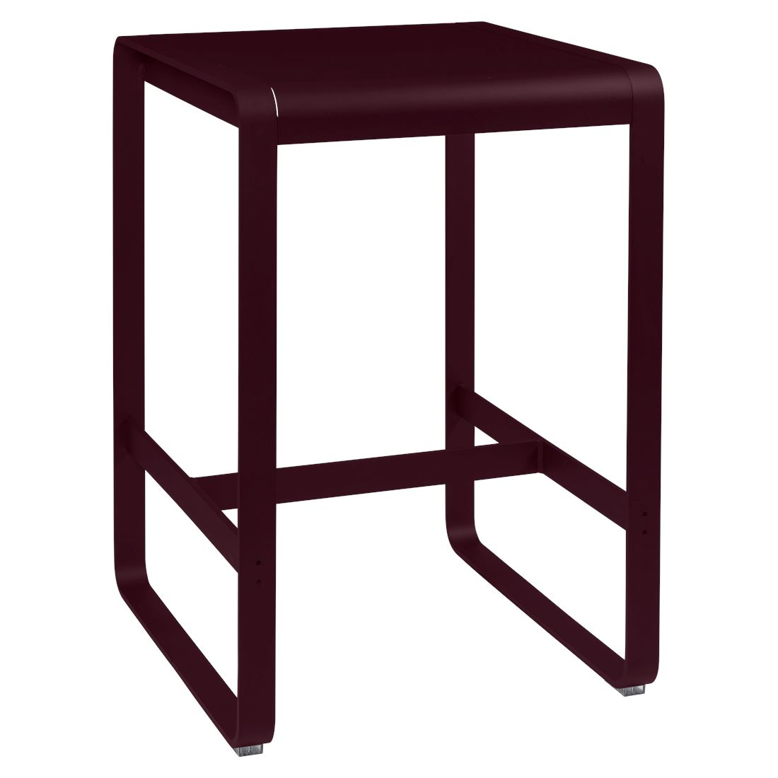 Fermob Bellevie Table haute 74 x 80cm Cerise noire B9