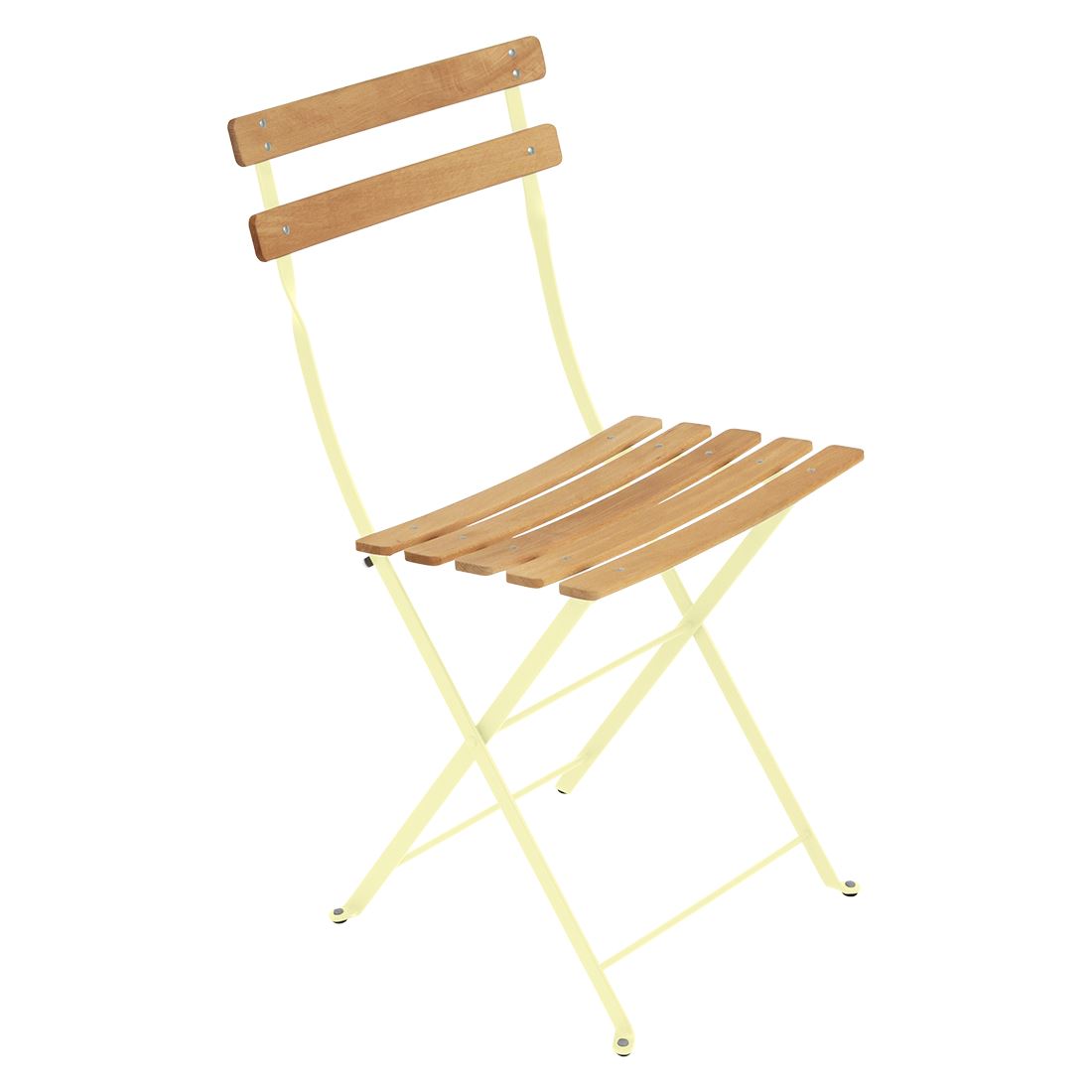 Fermob Bistro Chaise naturel Citron givré A6