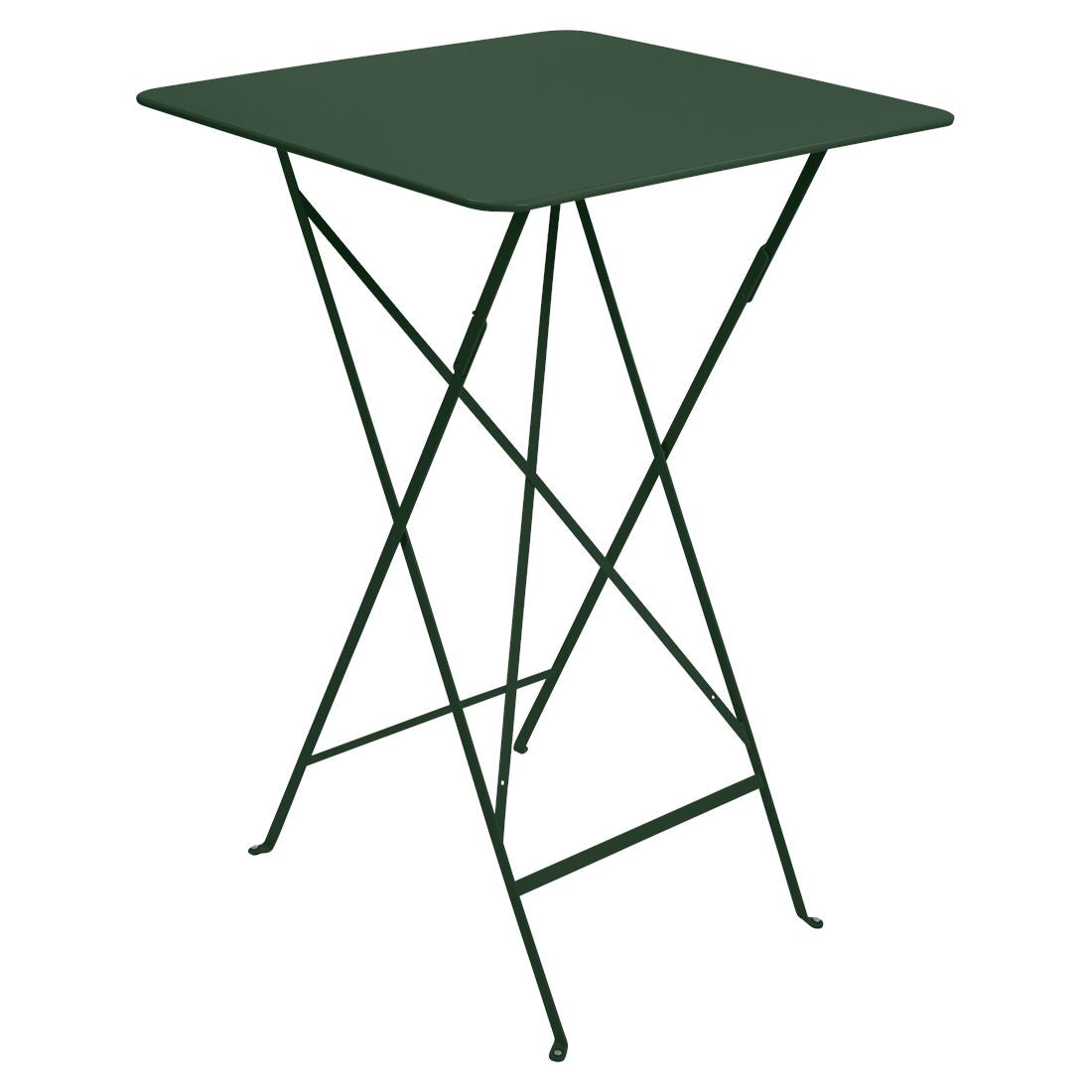 Fermob Bistro Mange-debout 71 x 71cm Vert cèdre 02