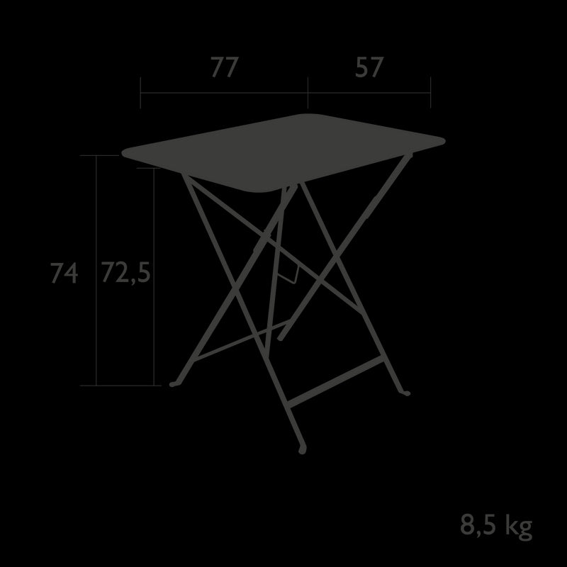 Fermob Bistro Table 77 x 57cm 