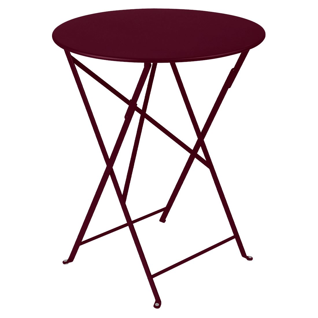 Fermob Bistro Table ø 60cm Cerise noire B9