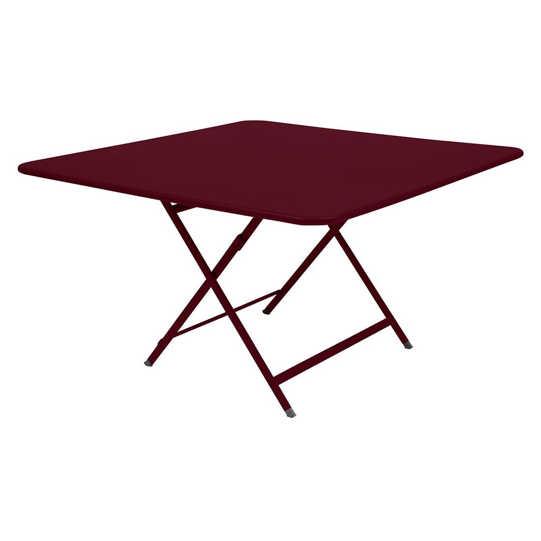 Fermob Caractère Table 128 x 128cm Cerise noire B9