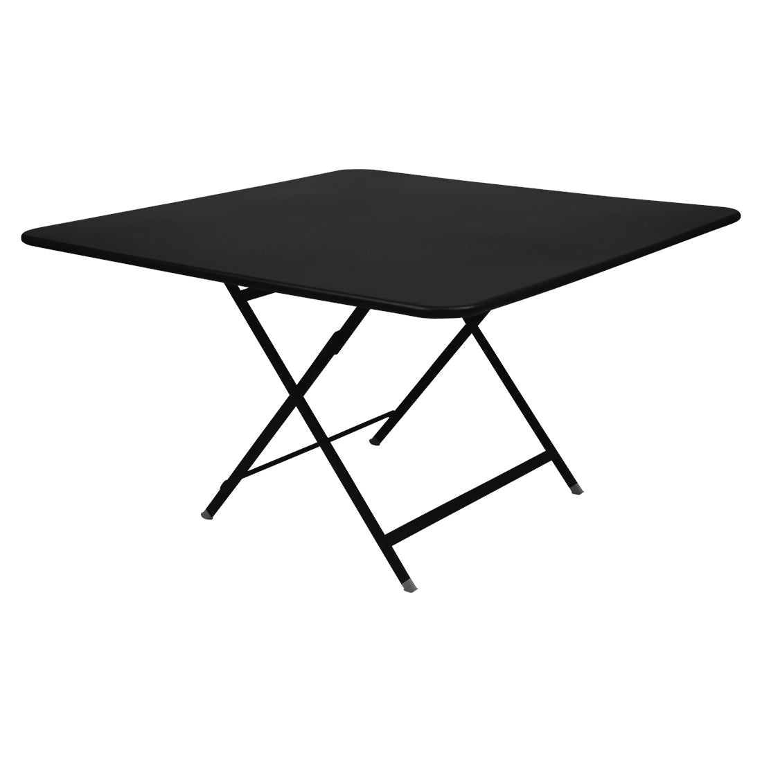 Fermob Caractère Table 128 x 128cm Réglisse 42