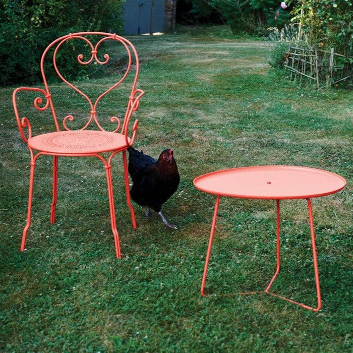 Fermob Cocotte Table basse, plateau amovible.