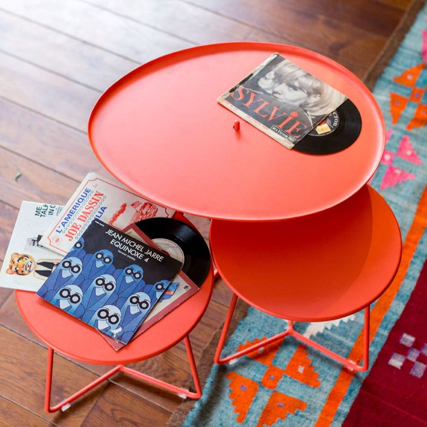 Fermob Cocotte Table basse, plateau amovible.