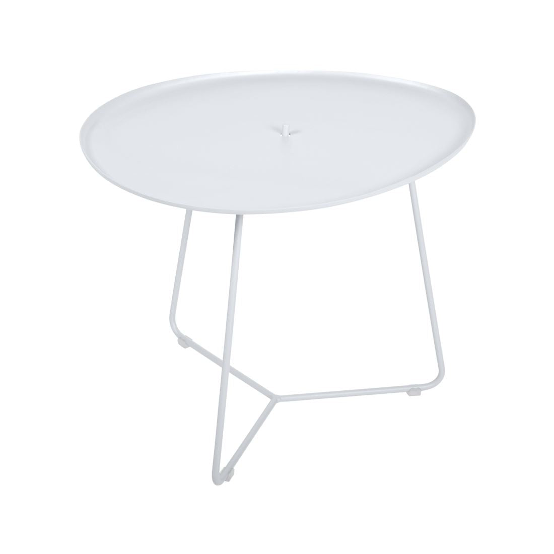 Fermob Cocotte Table basse, plateau amovible. Blanc coton 01
