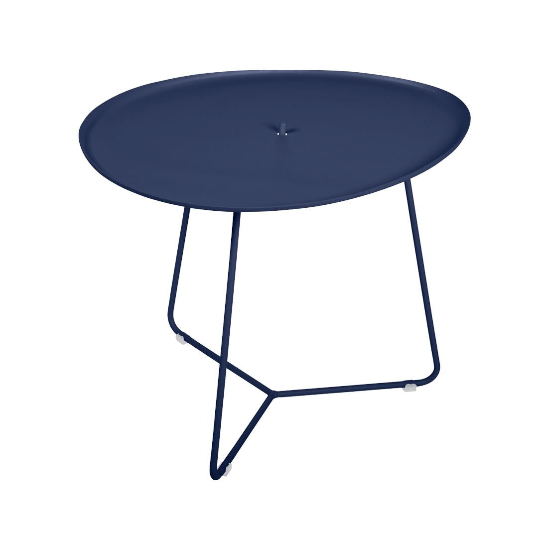 Fermob Cocotte Table basse, plateau amovible. Bleu abysse 92