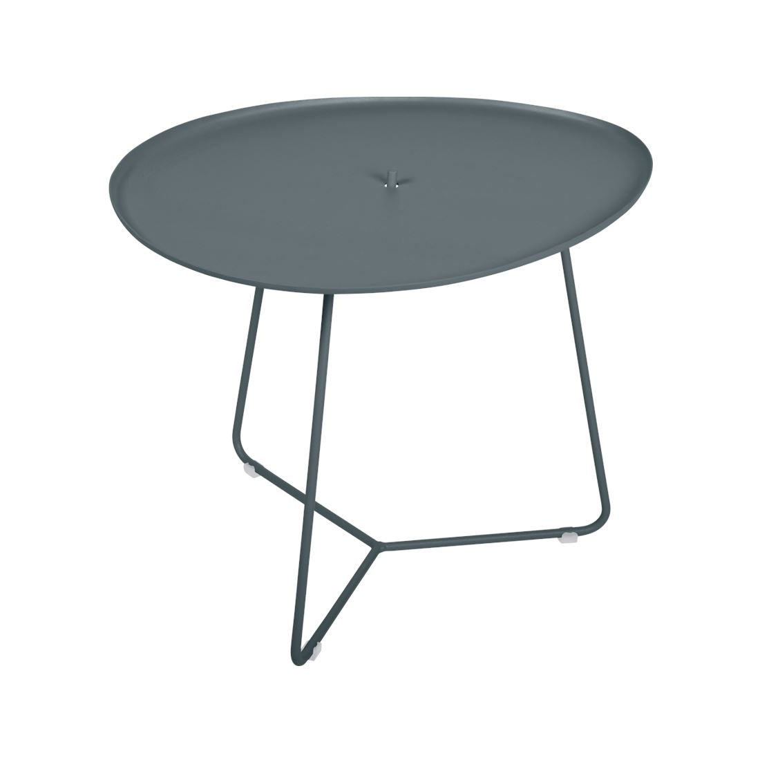 Fermob Cocotte Table basse, plateau amovible. Gris orage 26