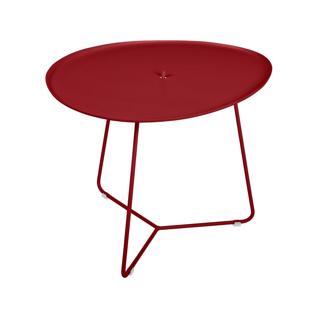 Fermob Cocotte Table basse, plateau amovible. Piment 43