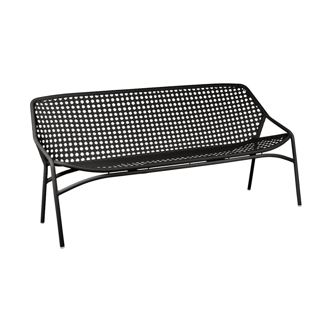 Fermob Croisette Banquette xl 3 places Réglisse 42