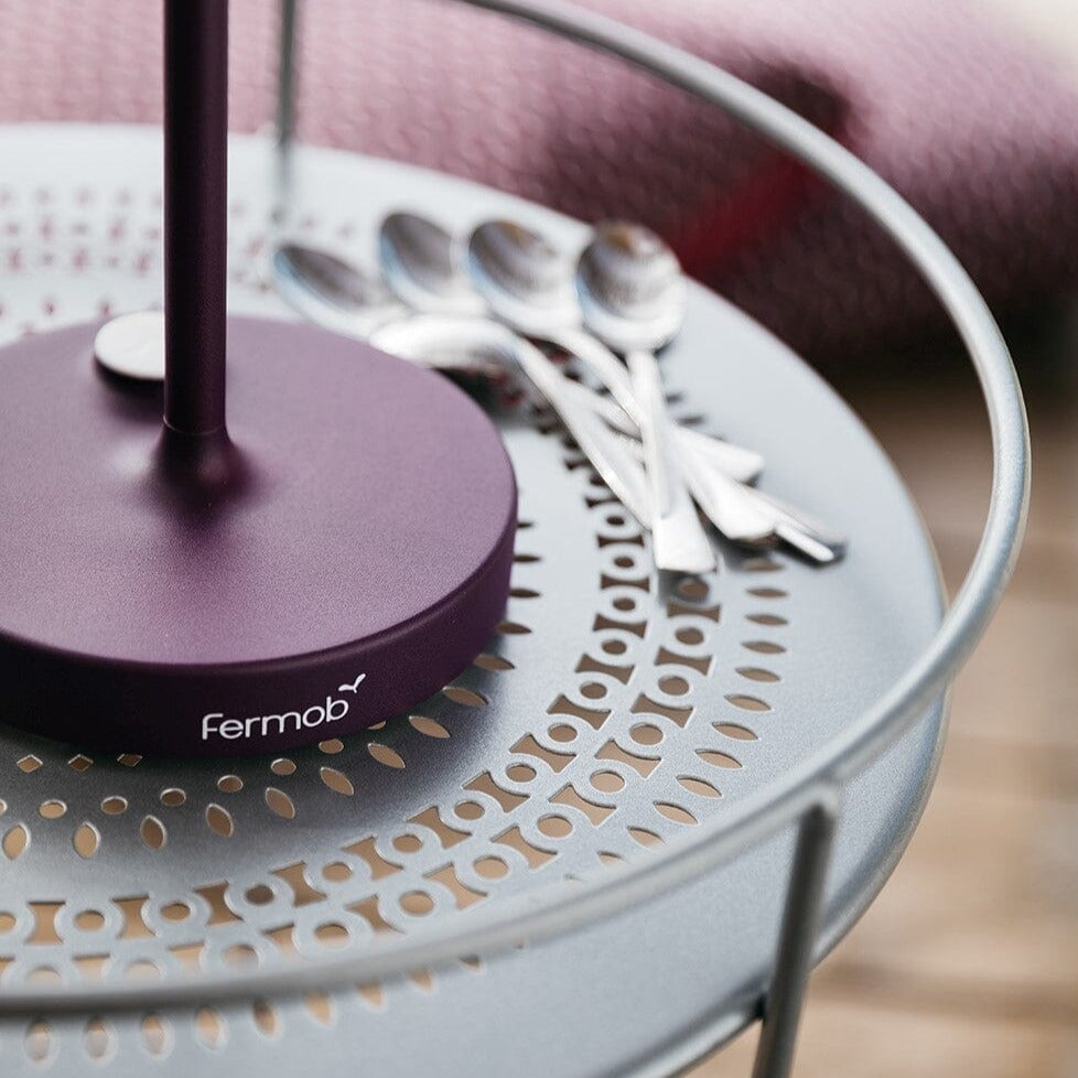 Fermob Guinguette Guéridon double plateau perforé