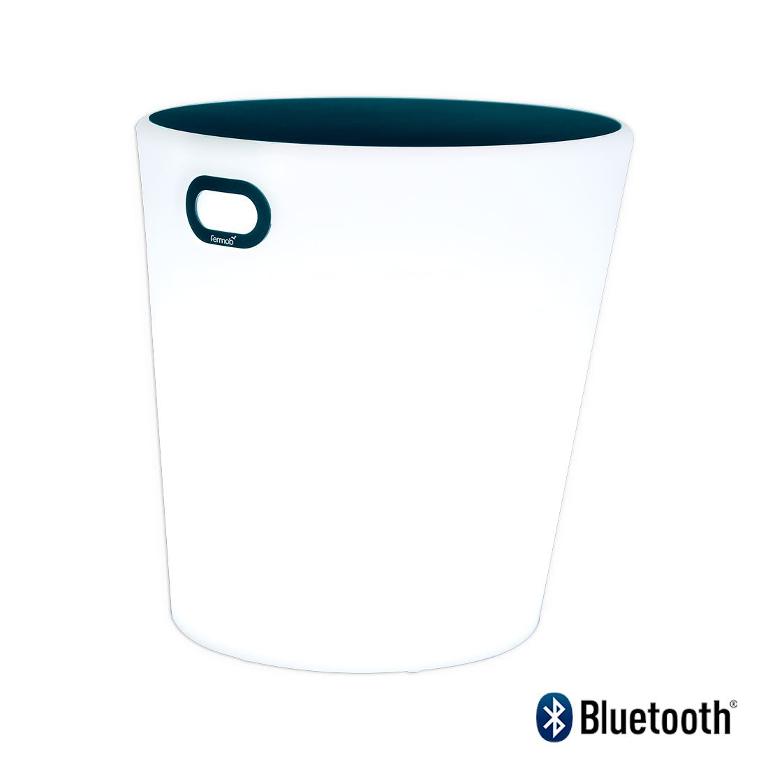 Fermob Inouï Tabouret lumineux h.44cm Bleu acapulco 21