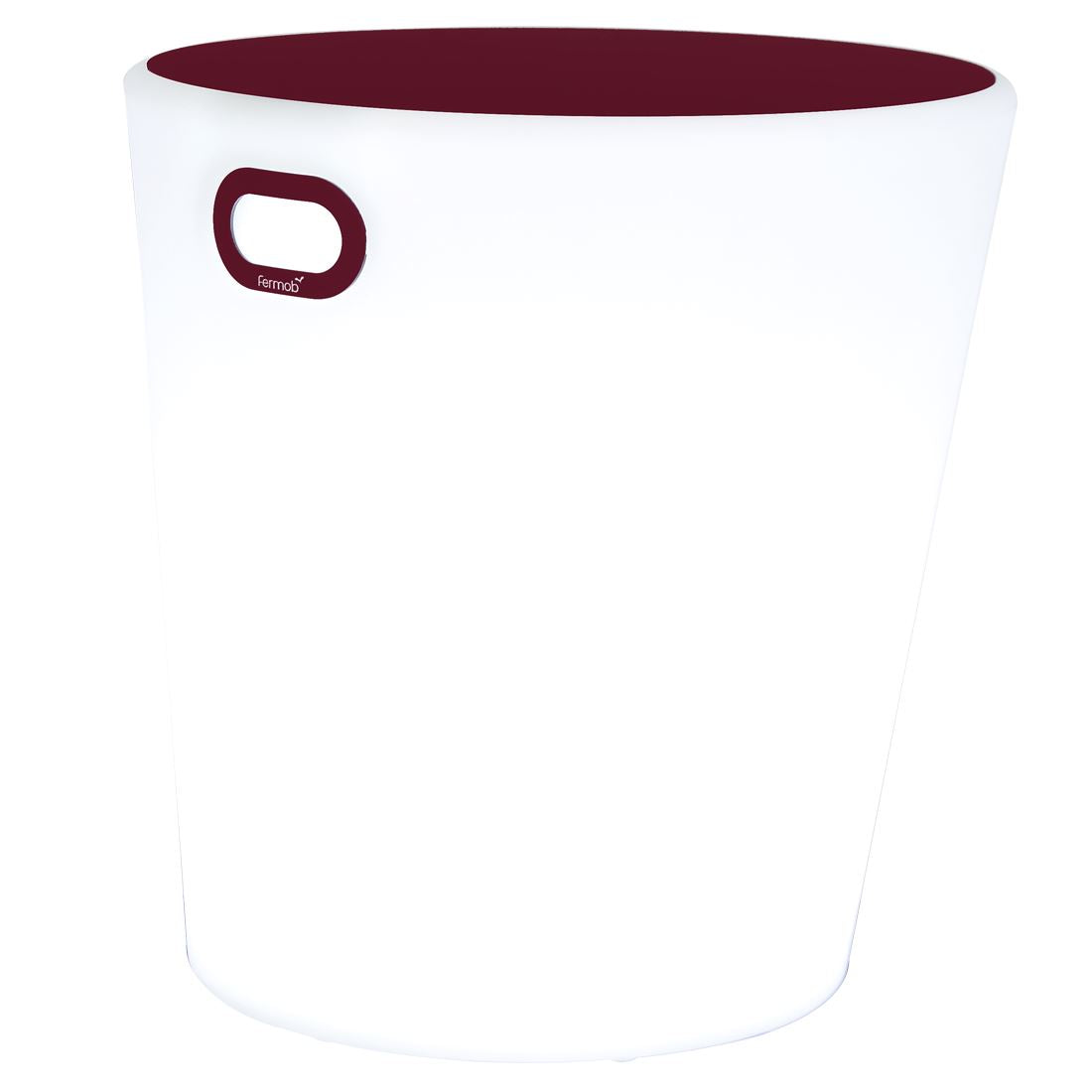 Fermob Inouï Tabouret lumineux h.44cm Cerise noire B9