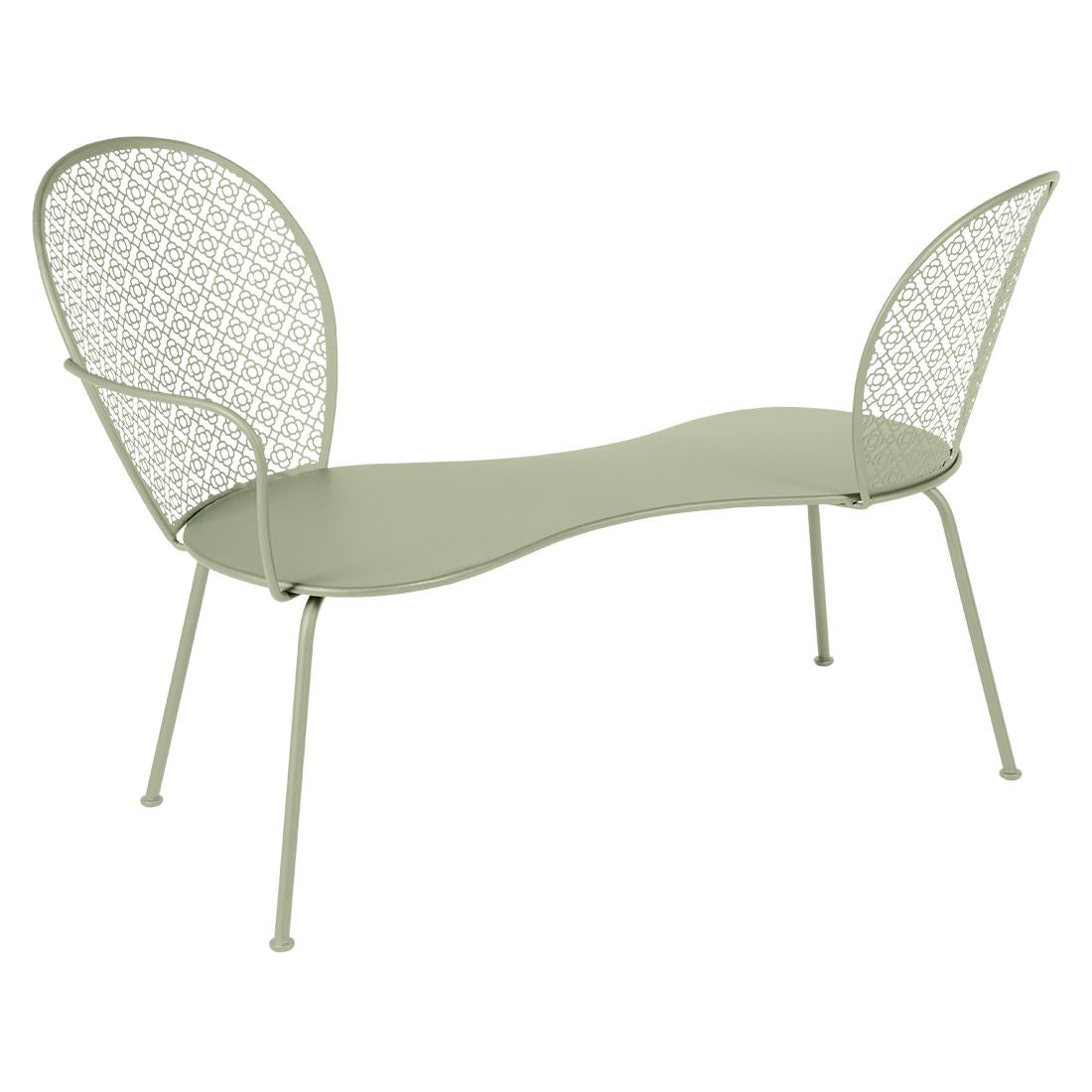Fermob Lorette Banquette Conversation Vert tilleul 65