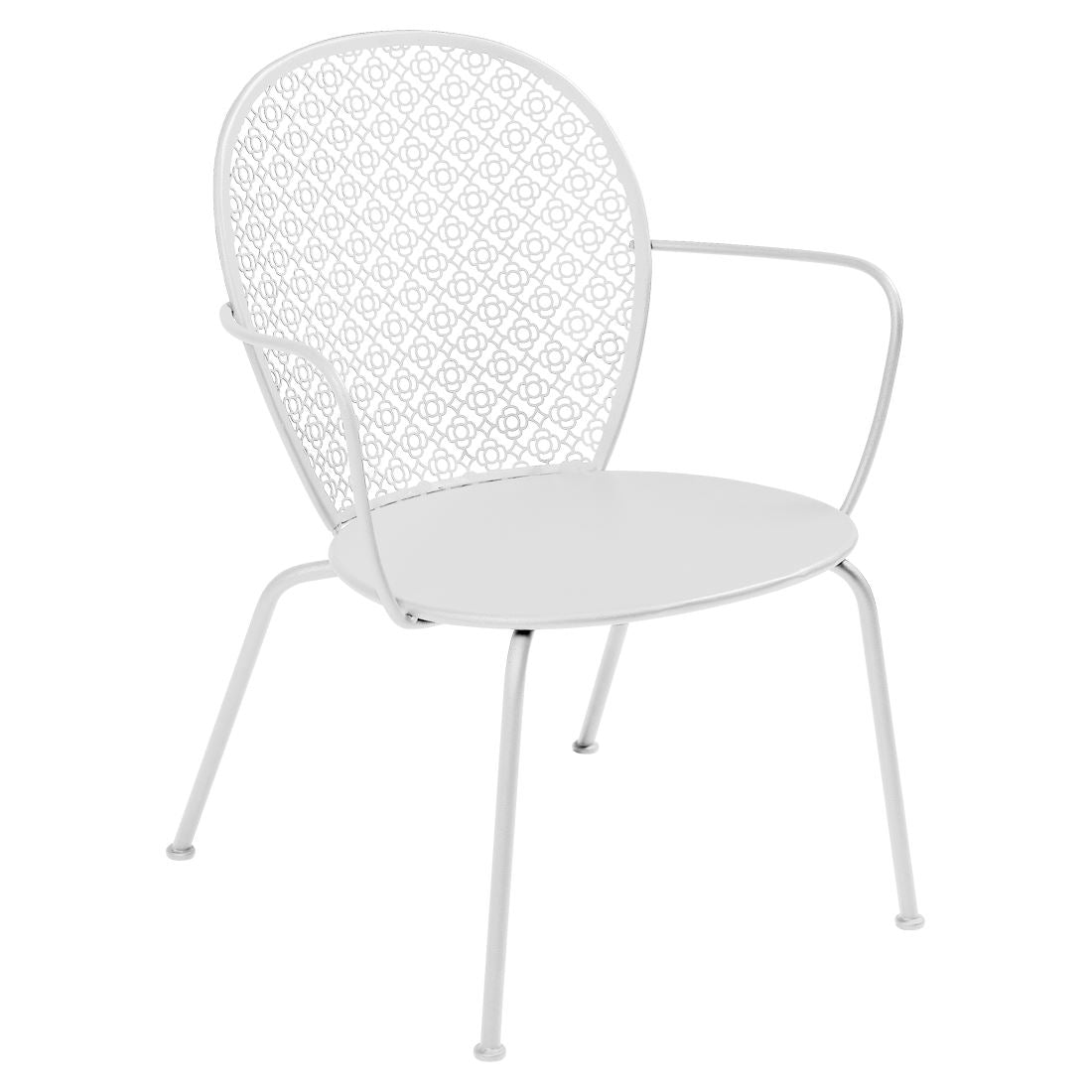 Fermob Lorette Fauteuil bas Blanc coton 01