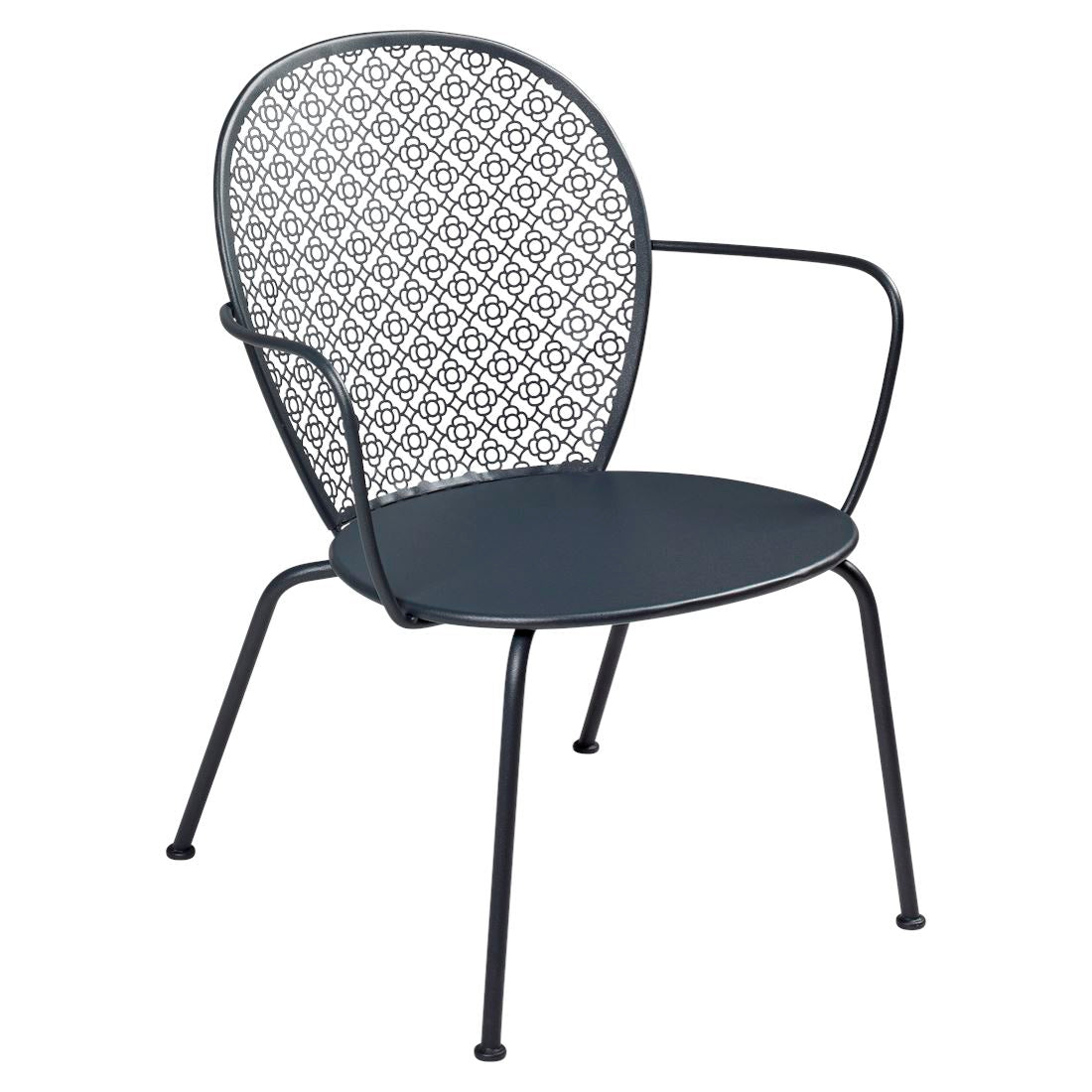Fermob Lorette Fauteuil bas Carbone 47