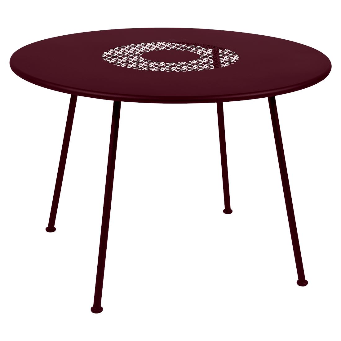 Fermob Lorette Table ø 110cm Cerise noire B9