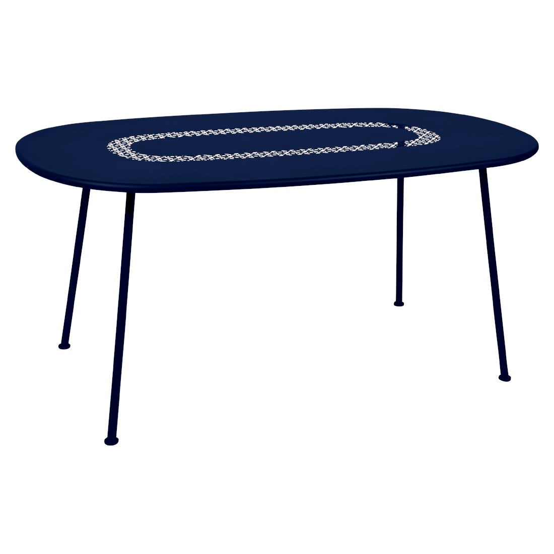 Fermob Lorette Table ovale 160 x 90cm Bleu abysse 92