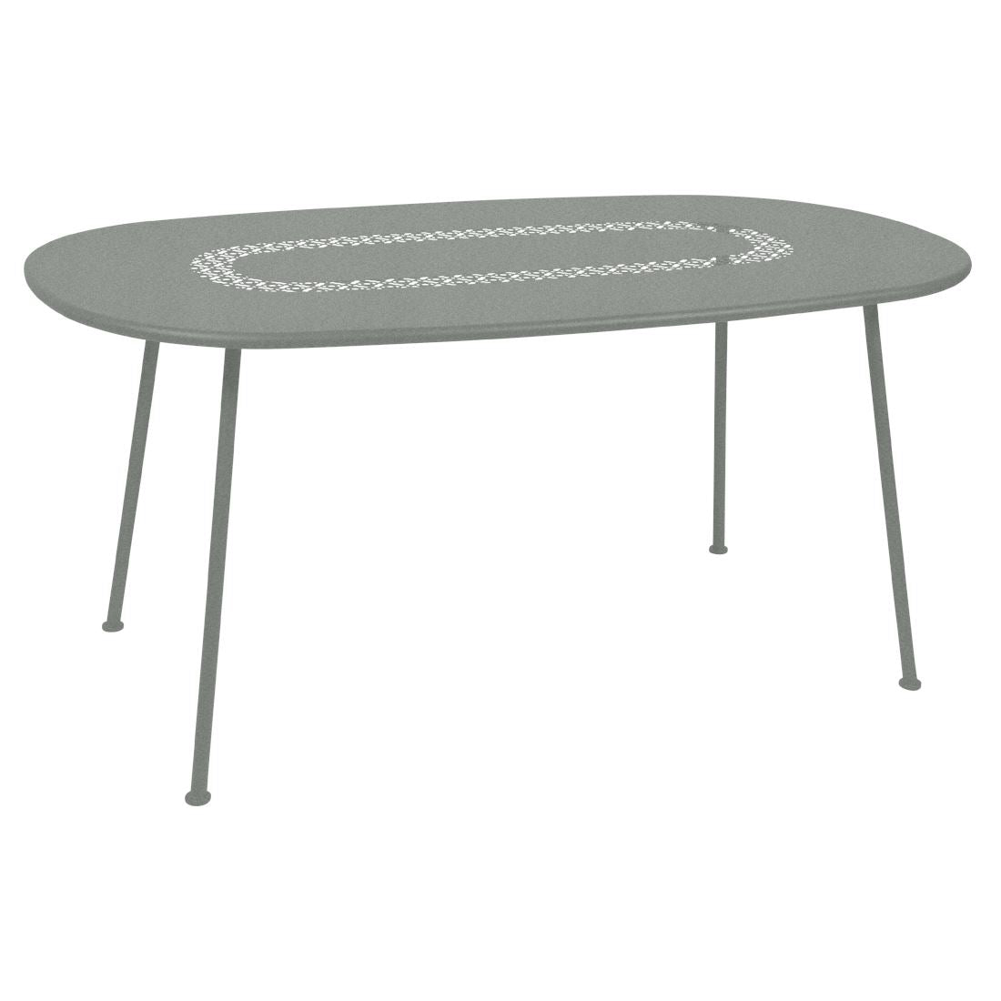 Fermob Lorette Table ovale 160 x 90cm Gris lapilli C7