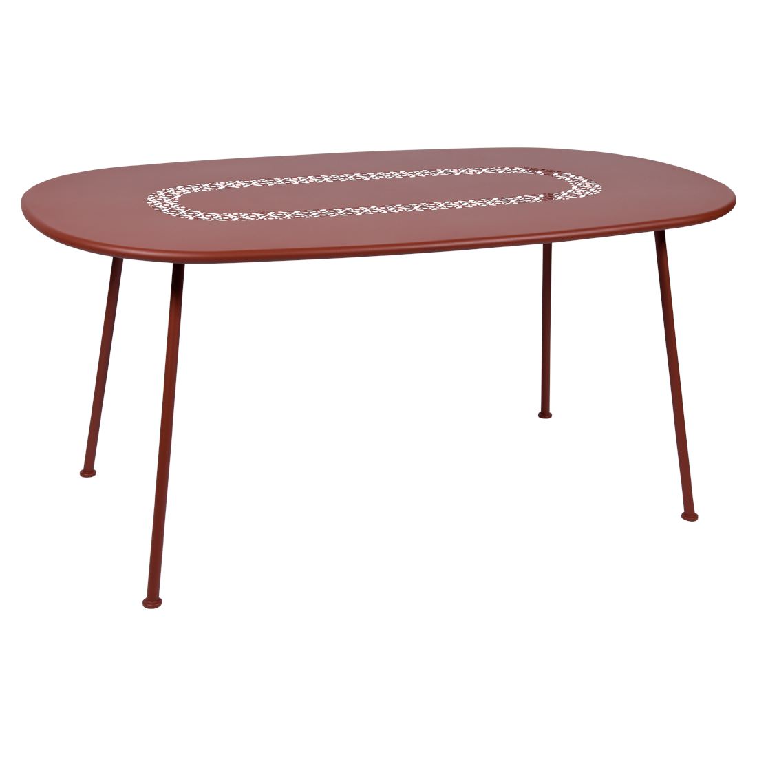 Fermob Lorette Table ovale 160 x 90cm Ocre rouge 20