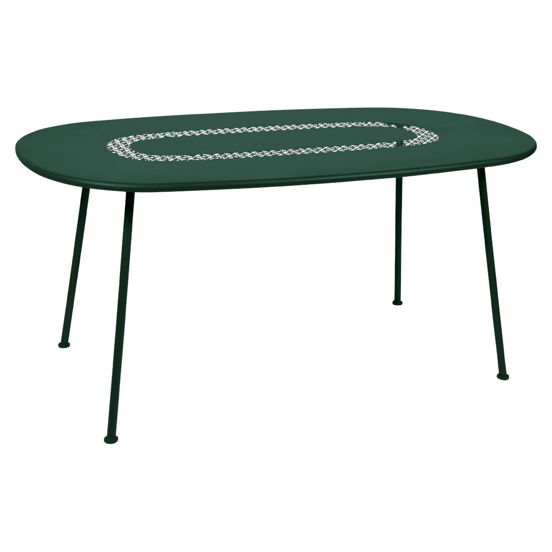 Fermob Lorette Table ovale 160 x 90cm Vert cèdre 02