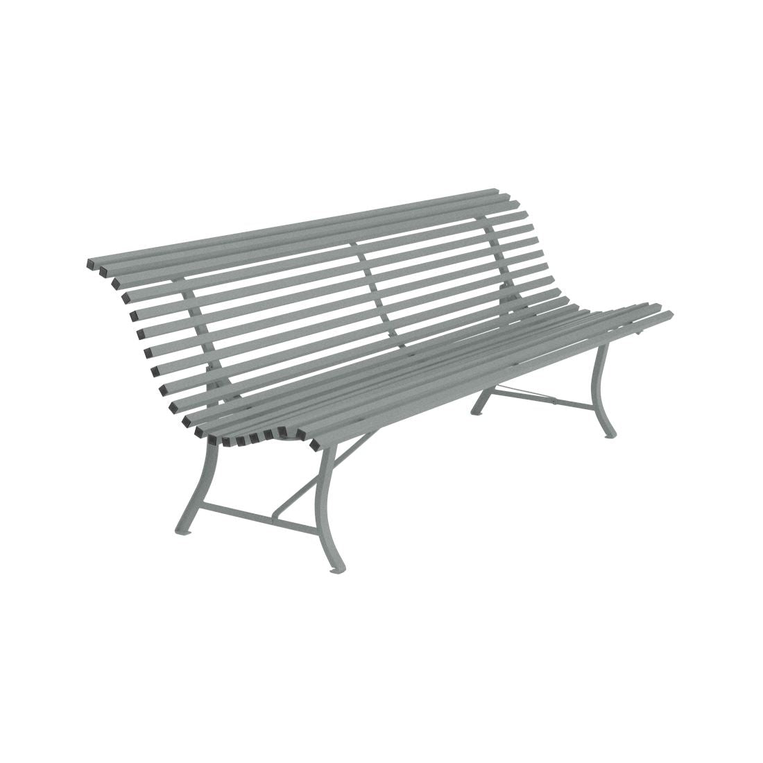 Fermob Louisiane Banc 200cm Gris lapilli C7