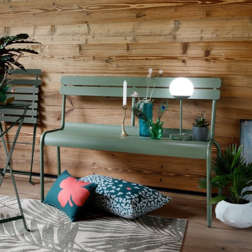 Fermob Luxembourg Banc à dossier 2/3 places