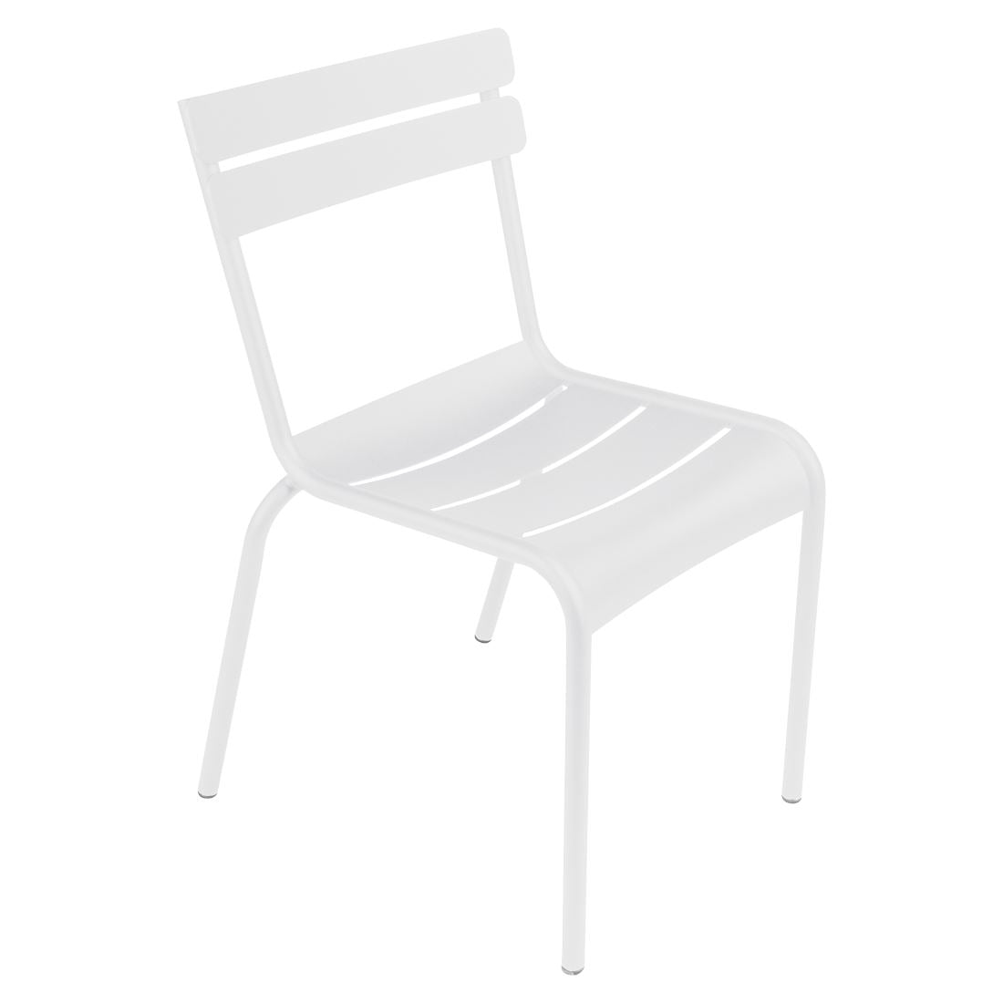 Fermob Luxembourg Chaise acier Blanc coton 01
