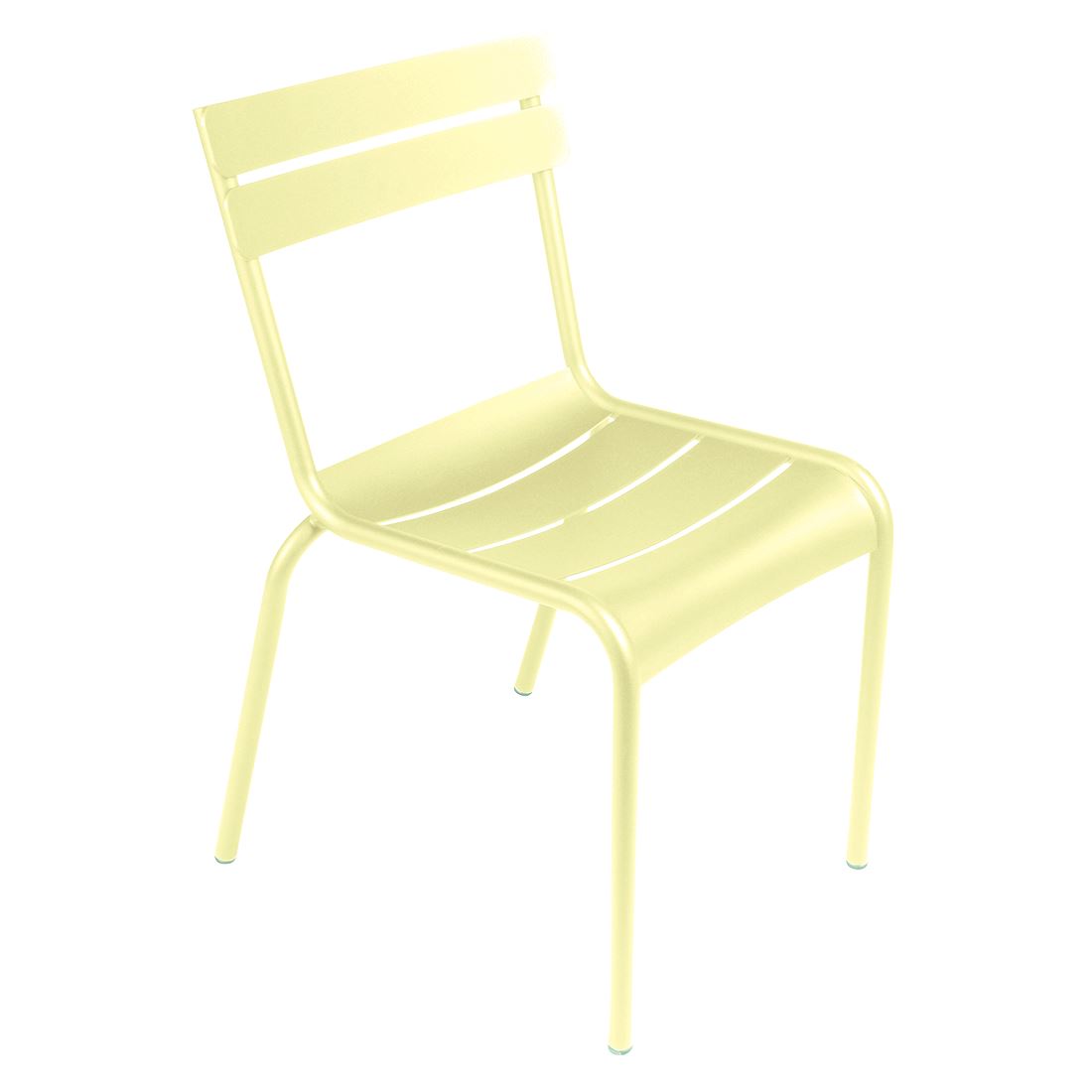 Fermob Luxembourg Chaise acier Citron givré A6