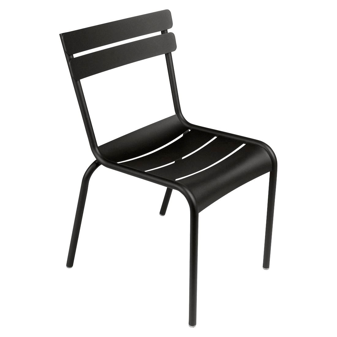 Fermob Luxembourg Chaise acier Réglisse 42