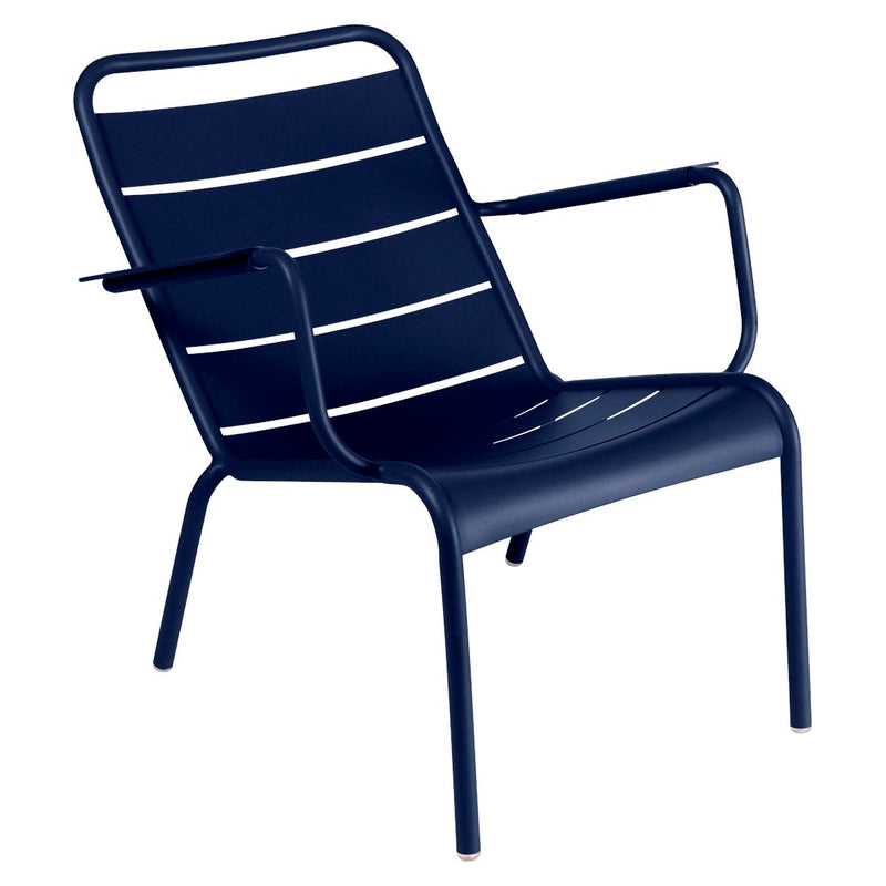Fermob Luxembourg Fauteuil bas Bleu abysse 92 