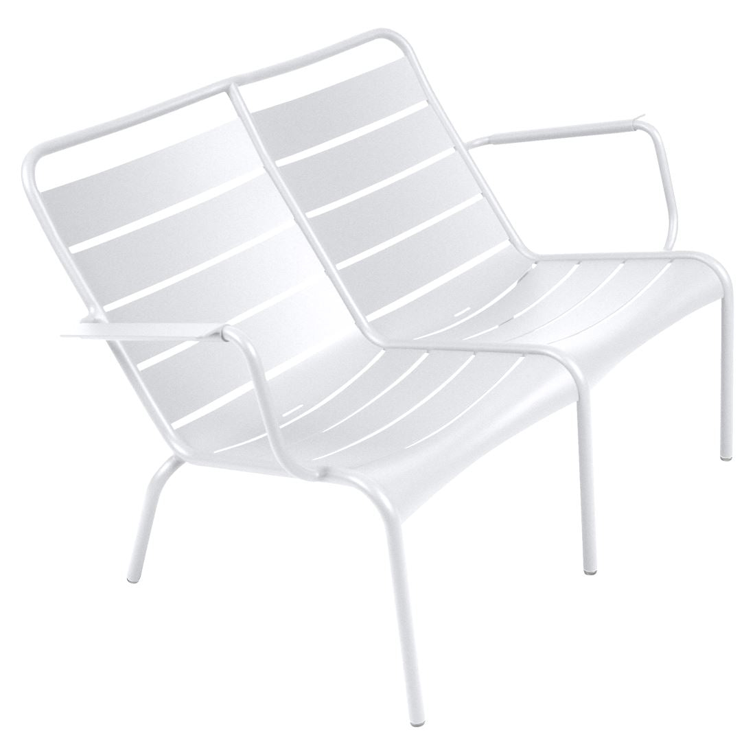 Fermob Luxembourg Fauteuil bas duo Blanc coton 01