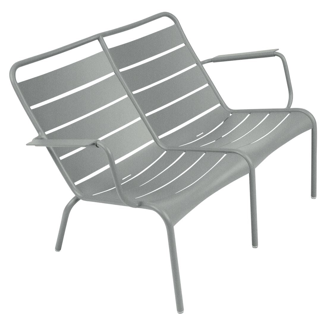 Fermob Luxembourg Fauteuil bas duo Gris lapilli C7