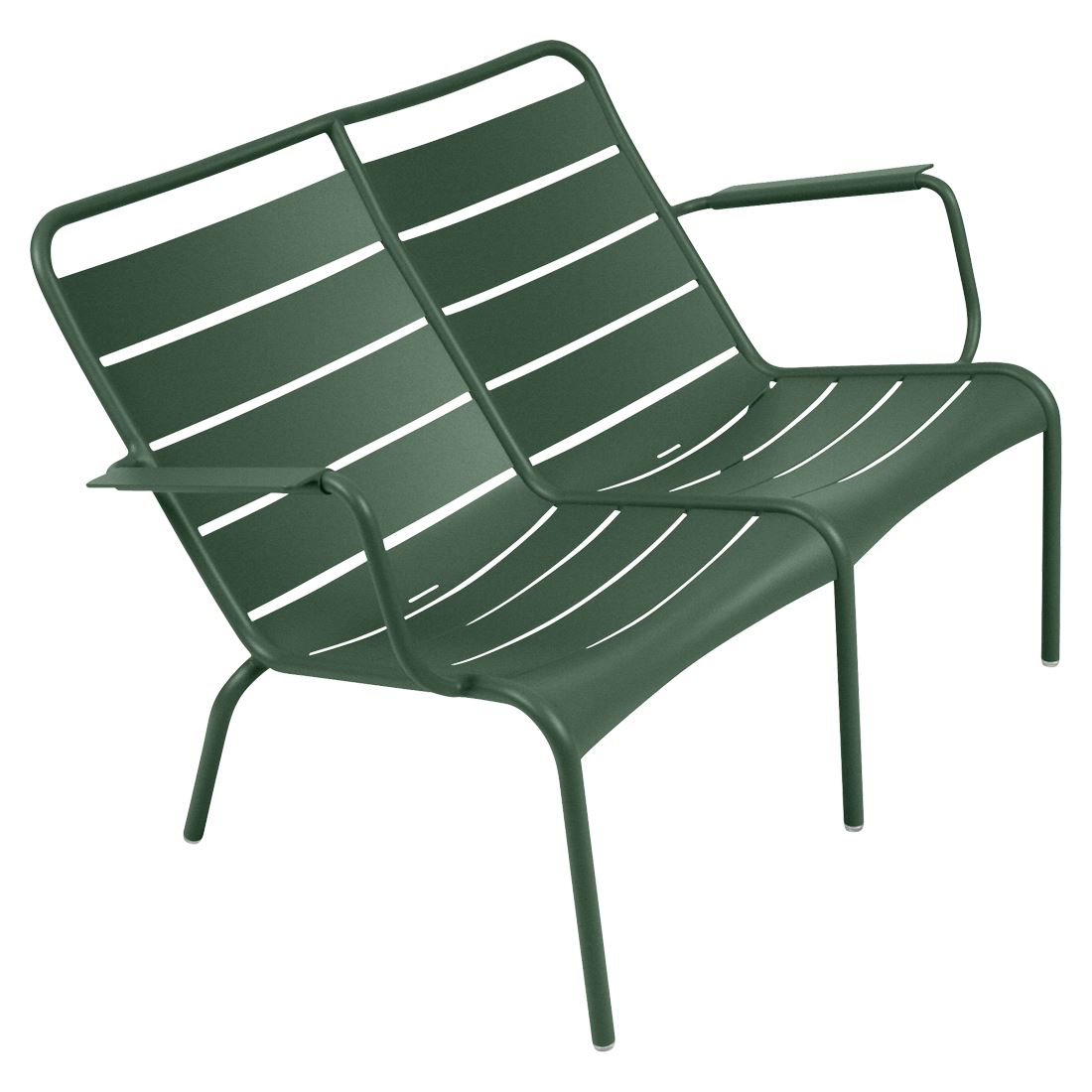 Fermob Luxembourg Fauteuil bas duo Vert cèdre 02
