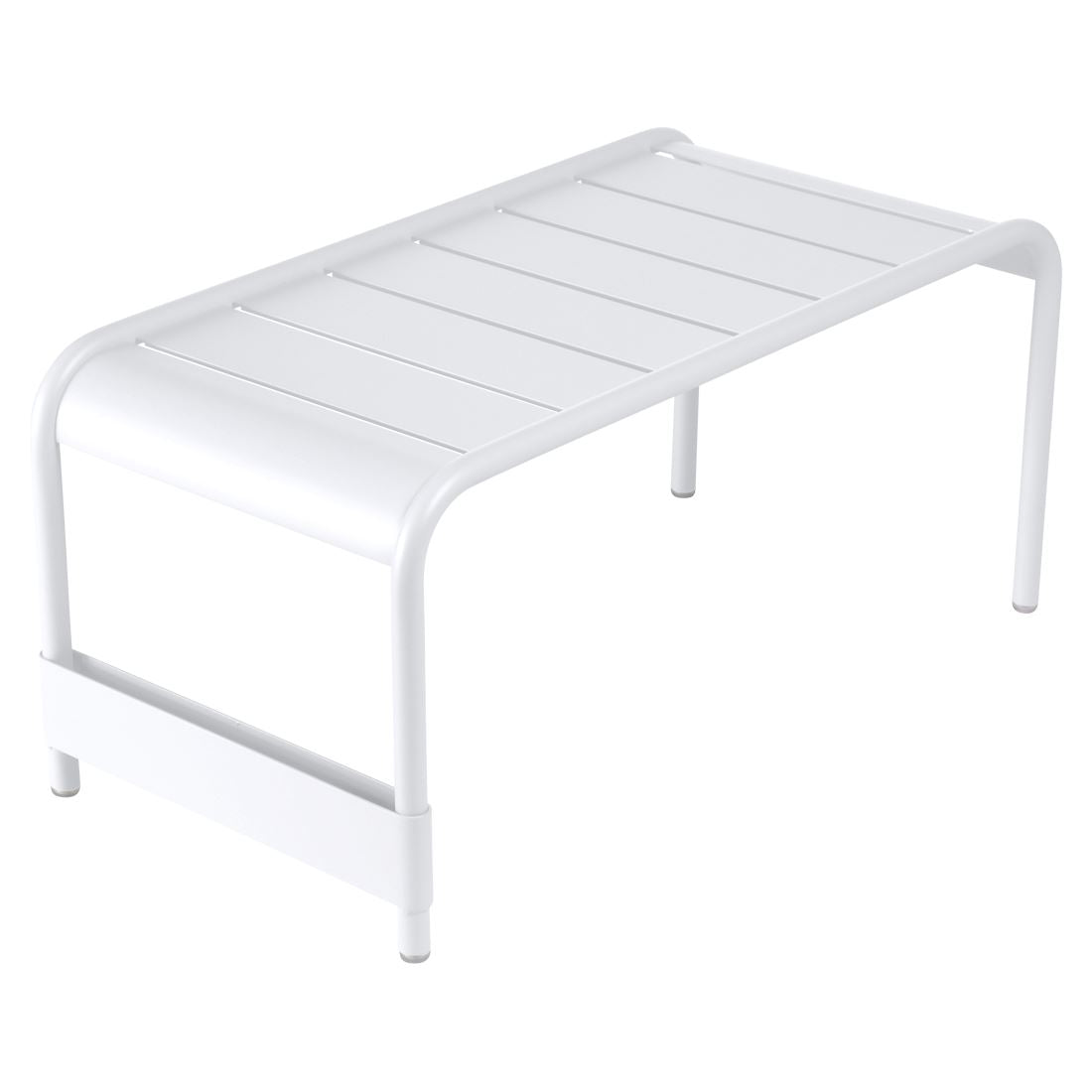 Fermob Luxembourg Grande table basse / banc Blanc coton 01
