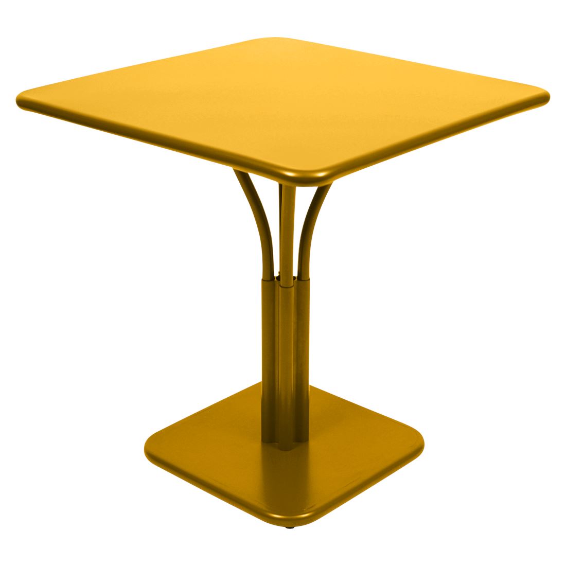 Fermob Luxembourg Guéridon 71 x 71cm plateau plein Miel C6