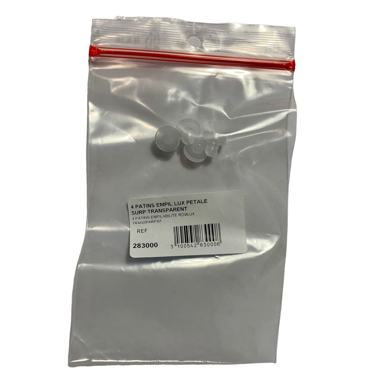 Fermob Luxembourg Lot de 4 patins d'empilabilité pour assises Bellevie, Kintbury, Luxembourg, Rendez-Vous, Rythmic, Surprising et table basse Alizé