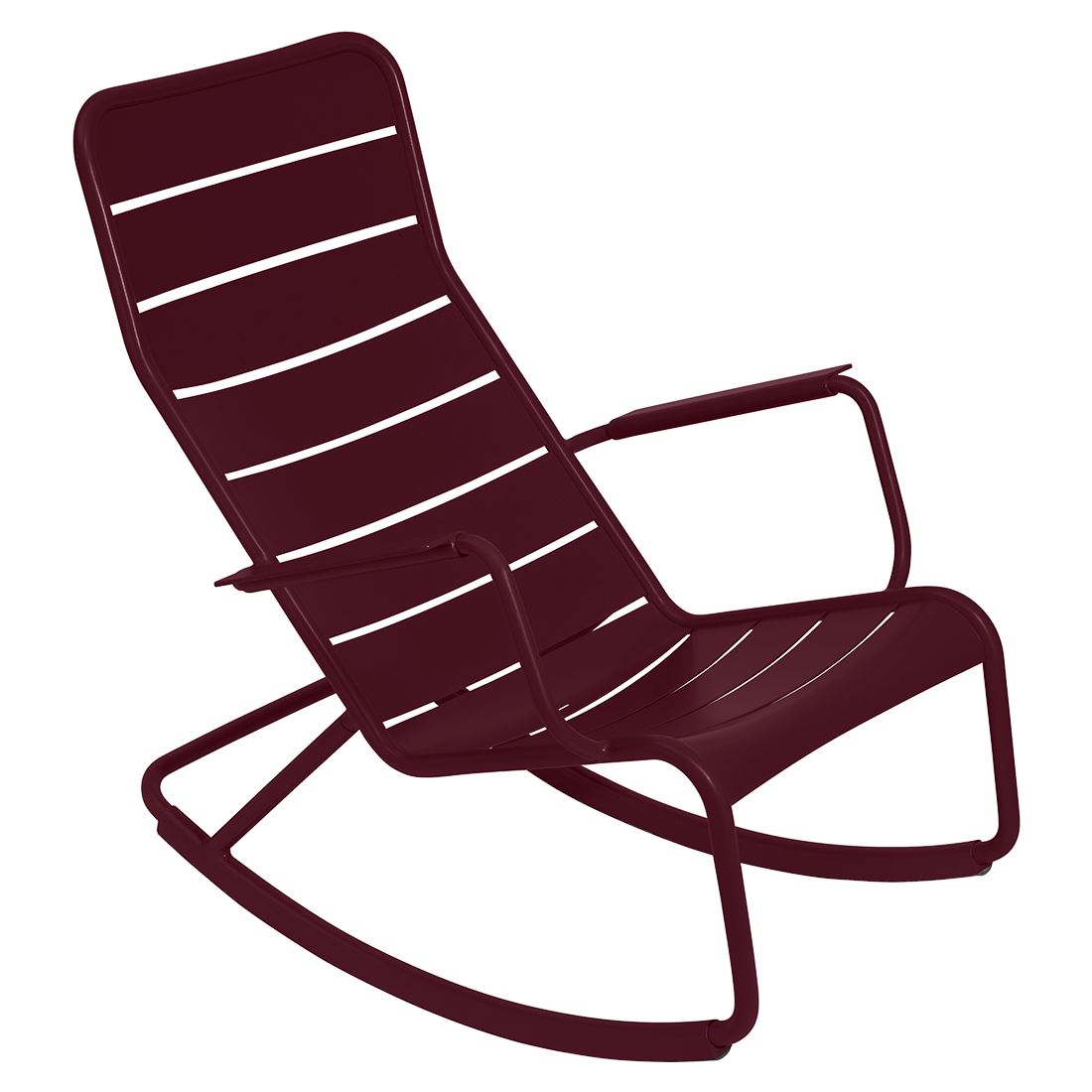 Fermob Luxembourg Rocking chair Cerise noire B9