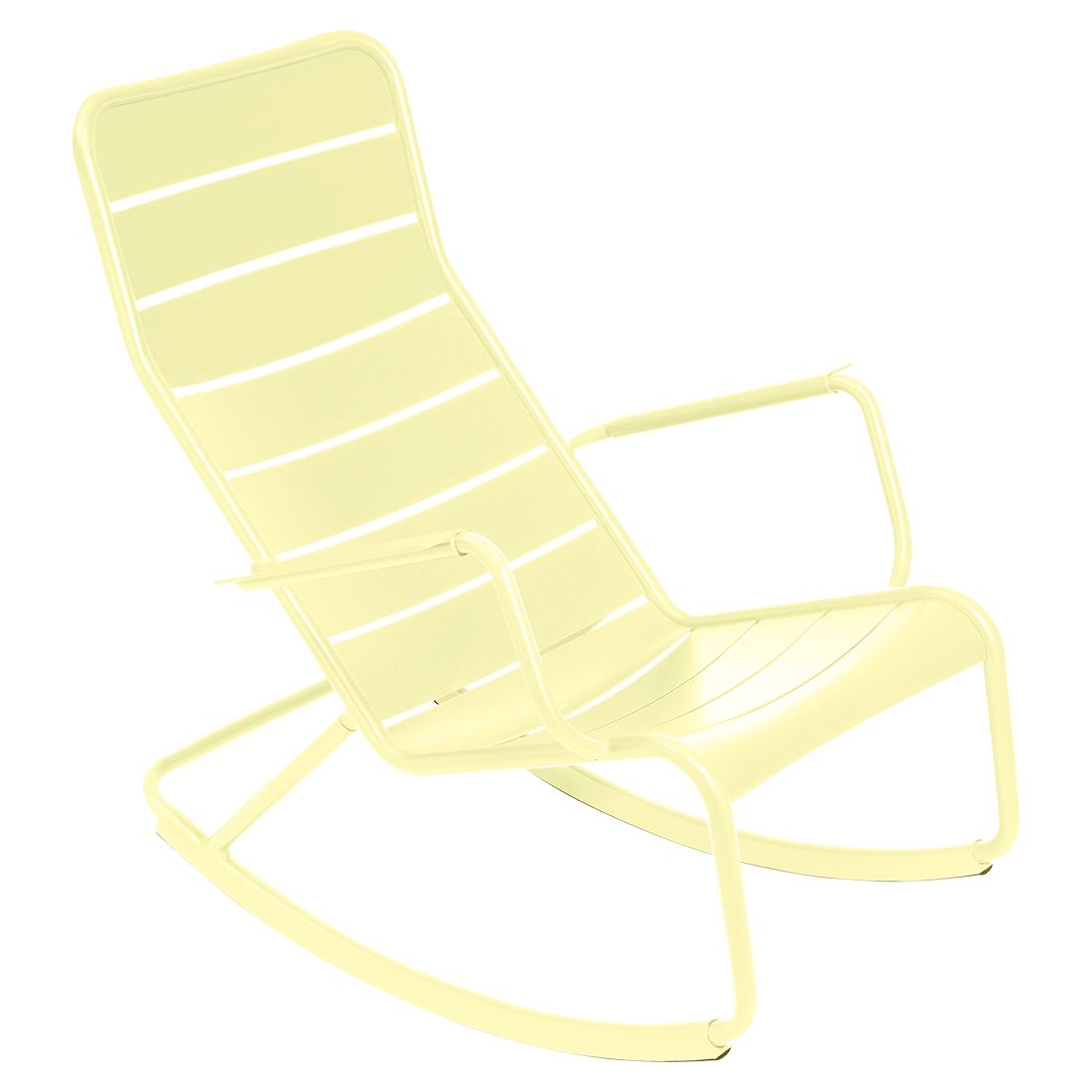 Fermob Luxembourg Rocking chair Citron givré A6