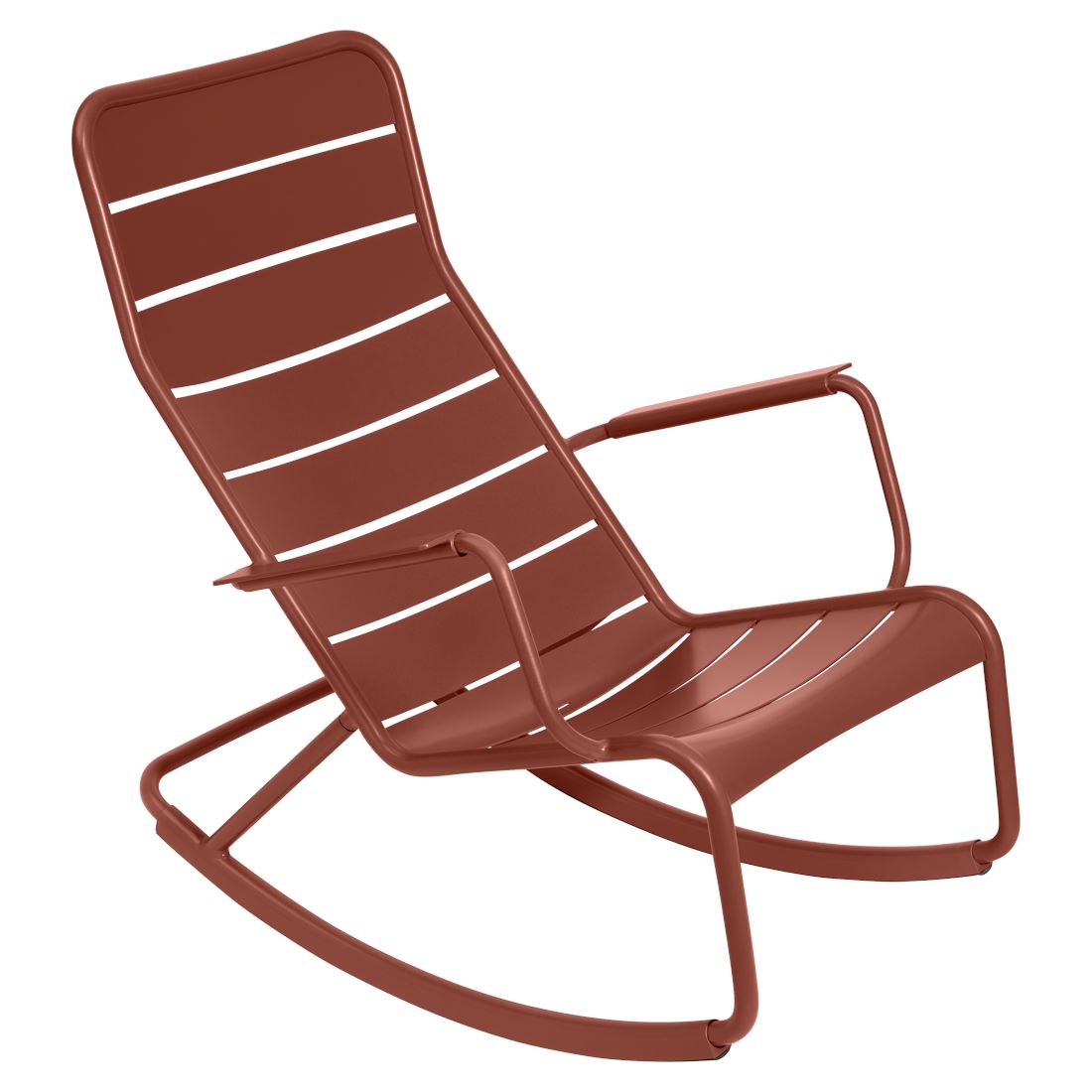 Fermob Luxembourg Rocking chair Ocre rouge 20