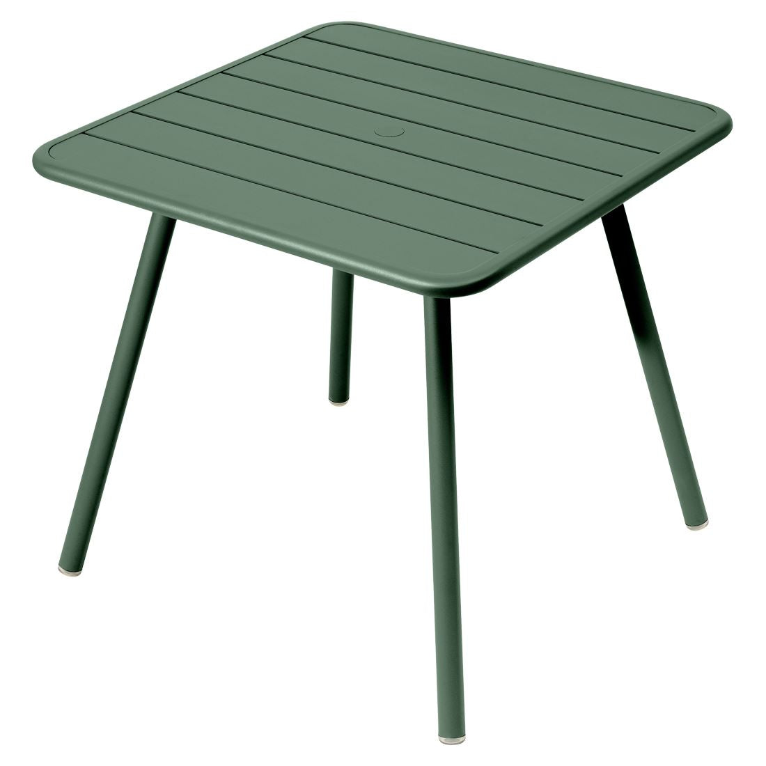 Fermob Luxembourg Table 4 Pieds 80 x 80cm Vert cèdre 02