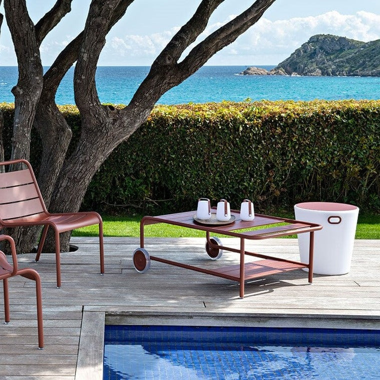 Fermob Luxembourg Table basse à roues