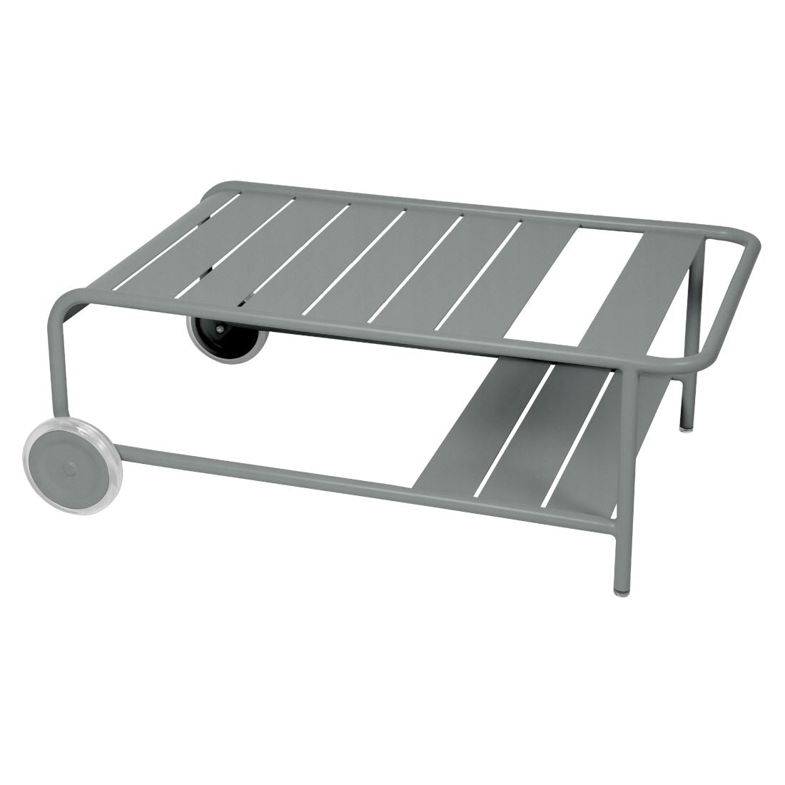 Fermob Luxembourg Table basse à roues Gris lapilli C7