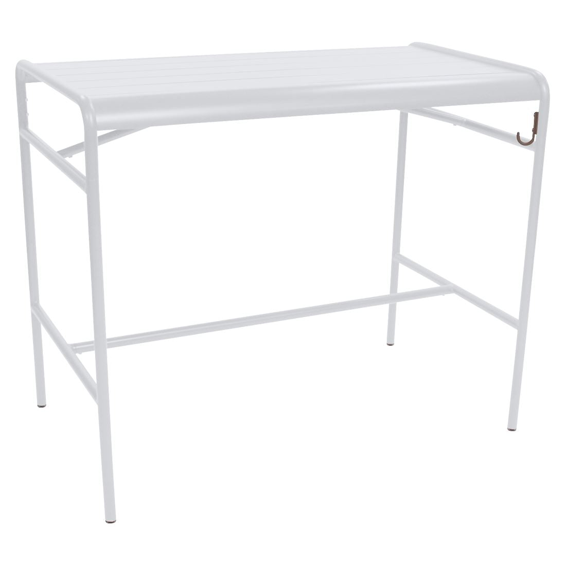 Fermob Luxembourg Table haute 126 x 73cm Blanc coton 01
