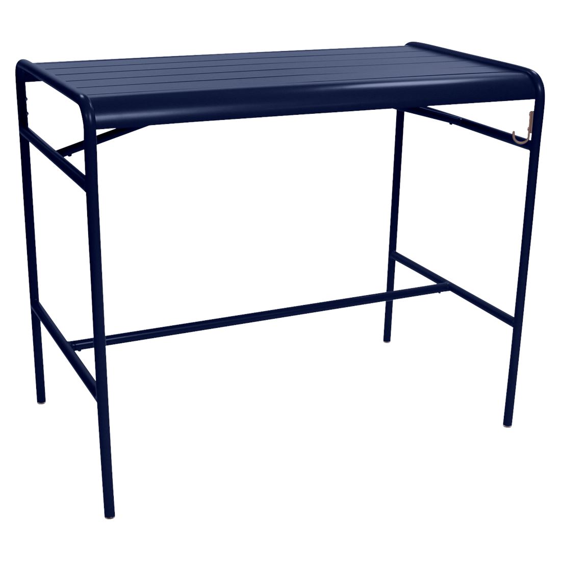 Fermob Luxembourg Table haute 126 x 73cm Bleu abysse 92