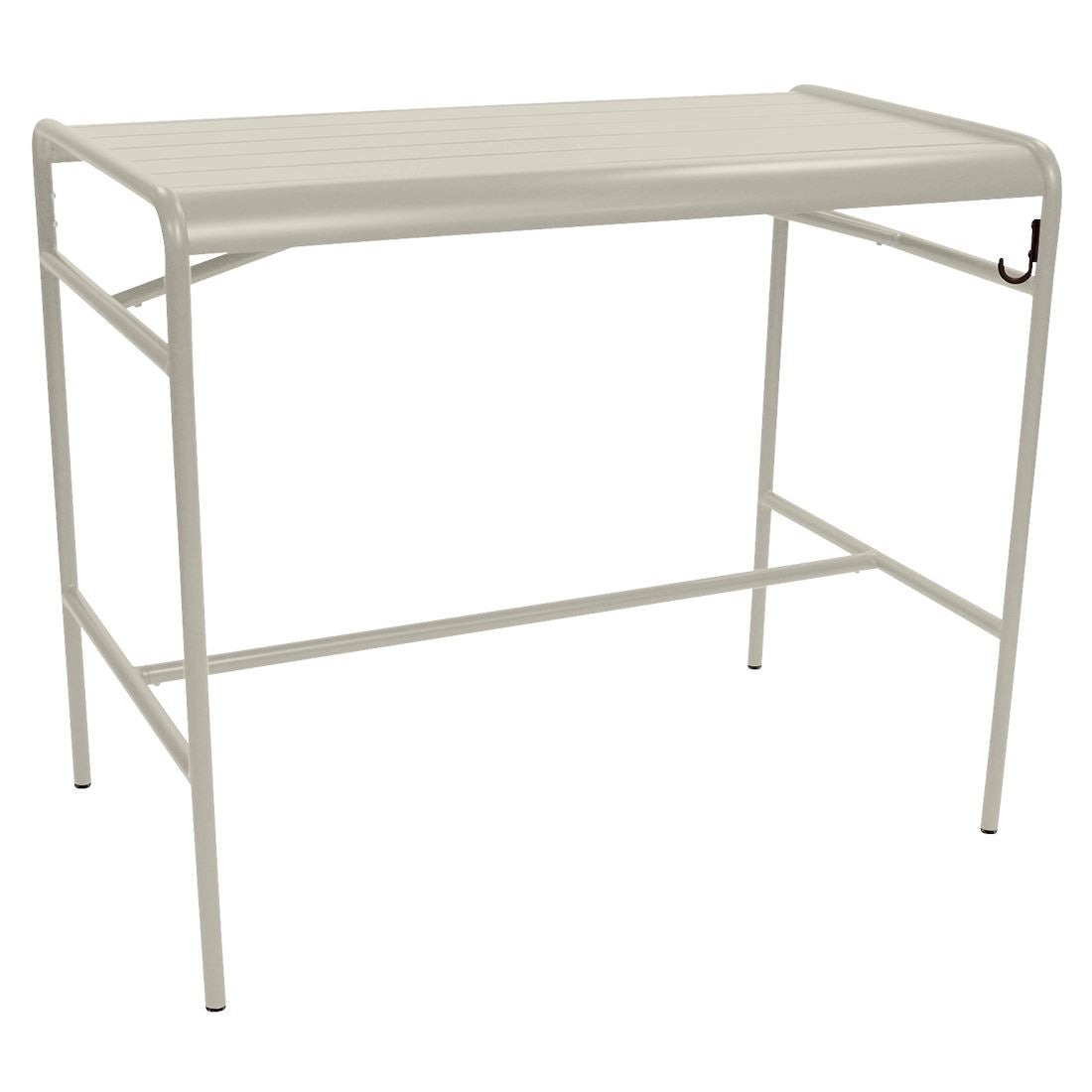 Fermob Luxembourg Table haute 126 x 73cm Gris argile A5